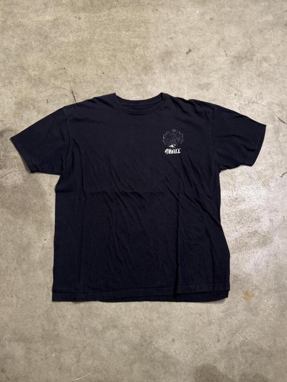 Vintage O'Neill Gothic Graphic T-Shirt XXL Black